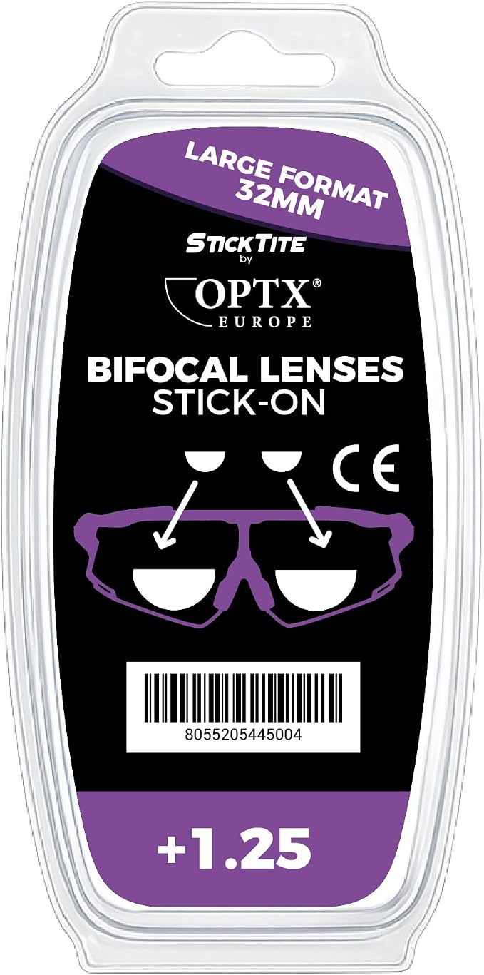 Sticktite Stick On 3.2cm Optical Lens & Fitting Kit +1.25 (DO1,25K32) Sticktite Stick On 3.2cm Optical Lens & Fitting Kit +1.25 (DO1,25K32)