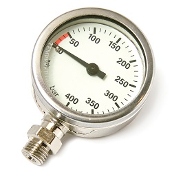 52mm Brass Tech Pressure Gauge Only (52GO) 52mm Brass Tech Pressure Gauge Only (52GO)
