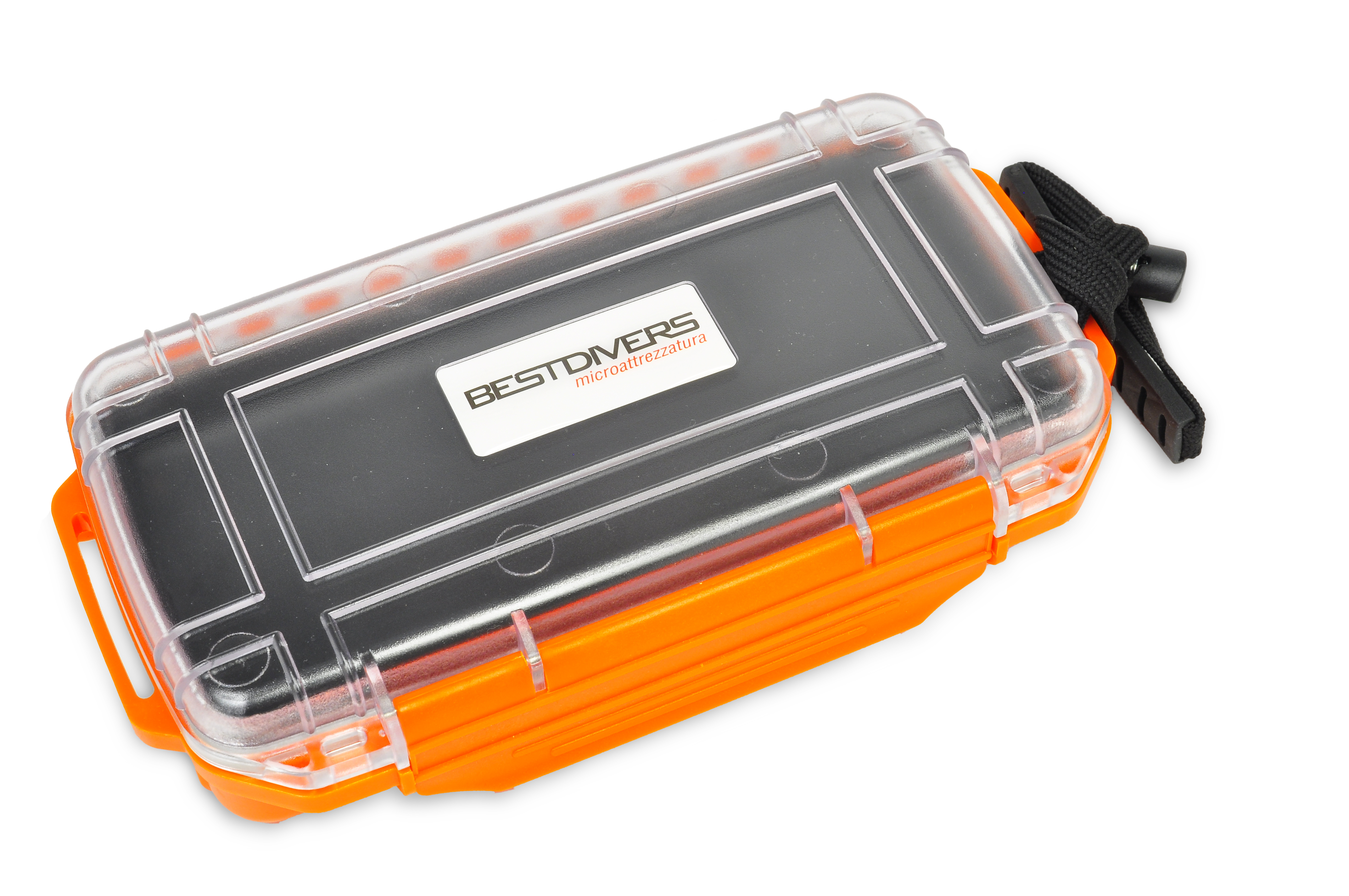 Waterproof Crystal Box - 210x107x48mm - Orange (CB211106)