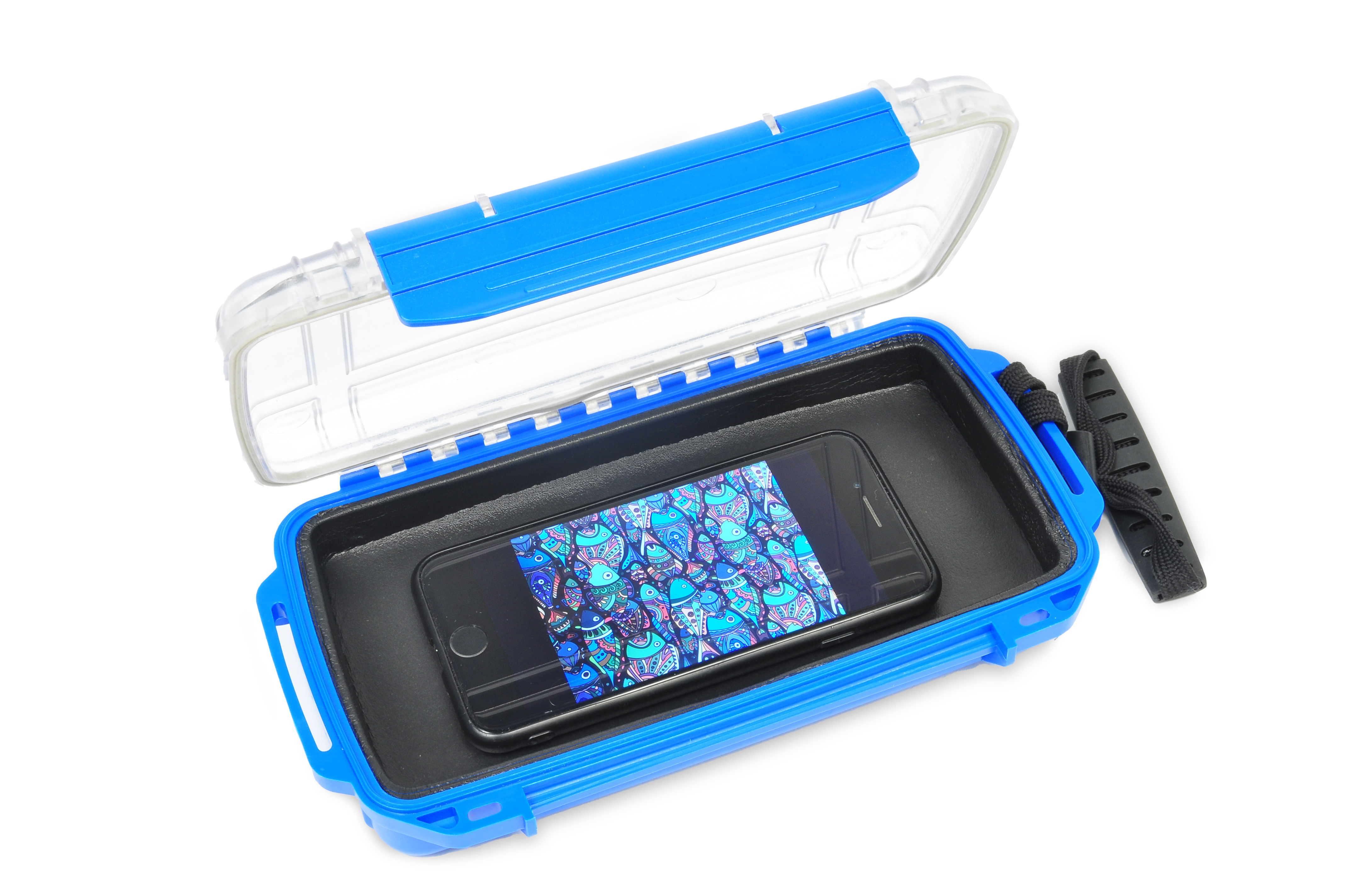 Waterproof Crystal Box - 210x107x48mm - Blue (CB161007)