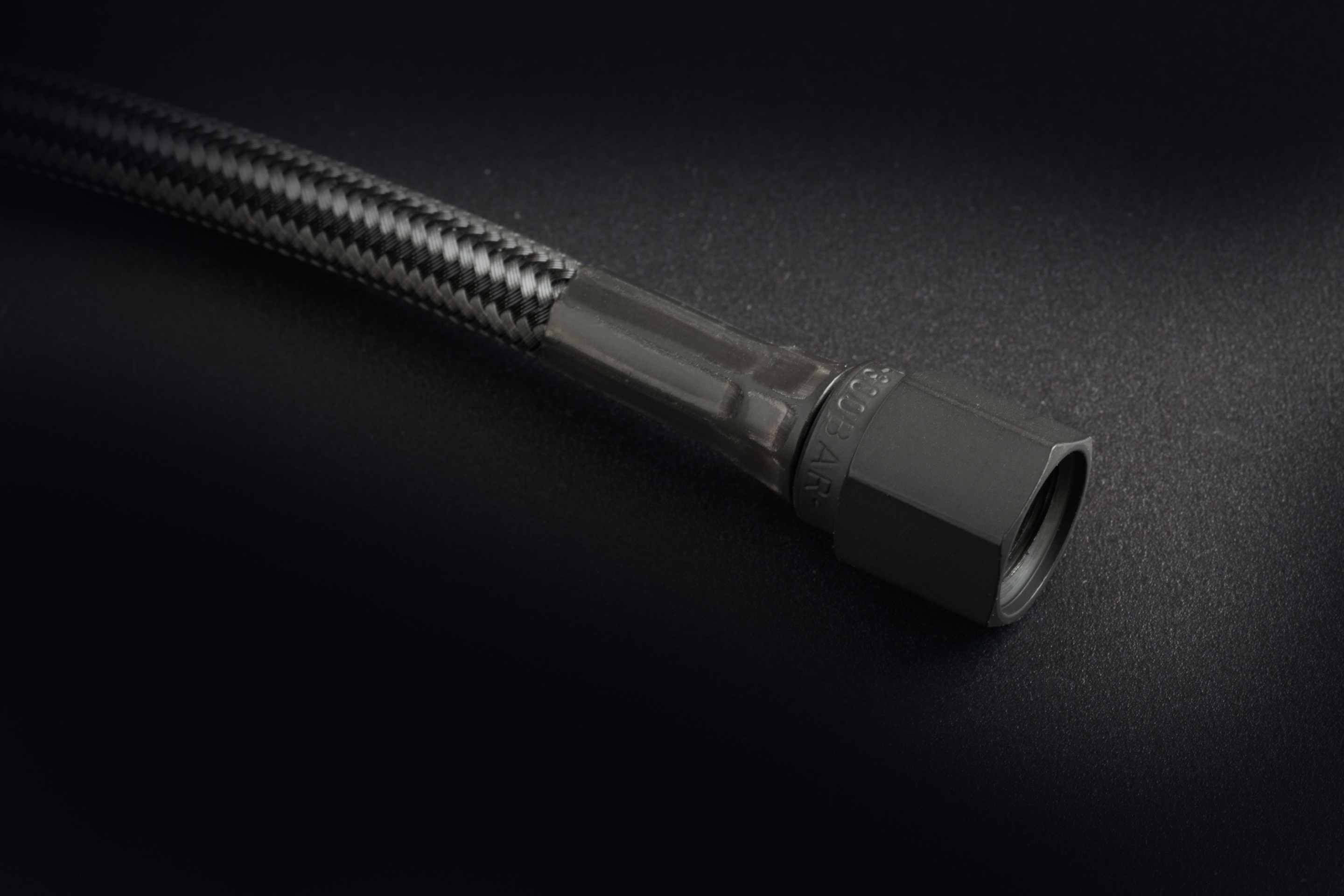 Miflex Carbon HD Deep Black High Pressure Gauge Hoses