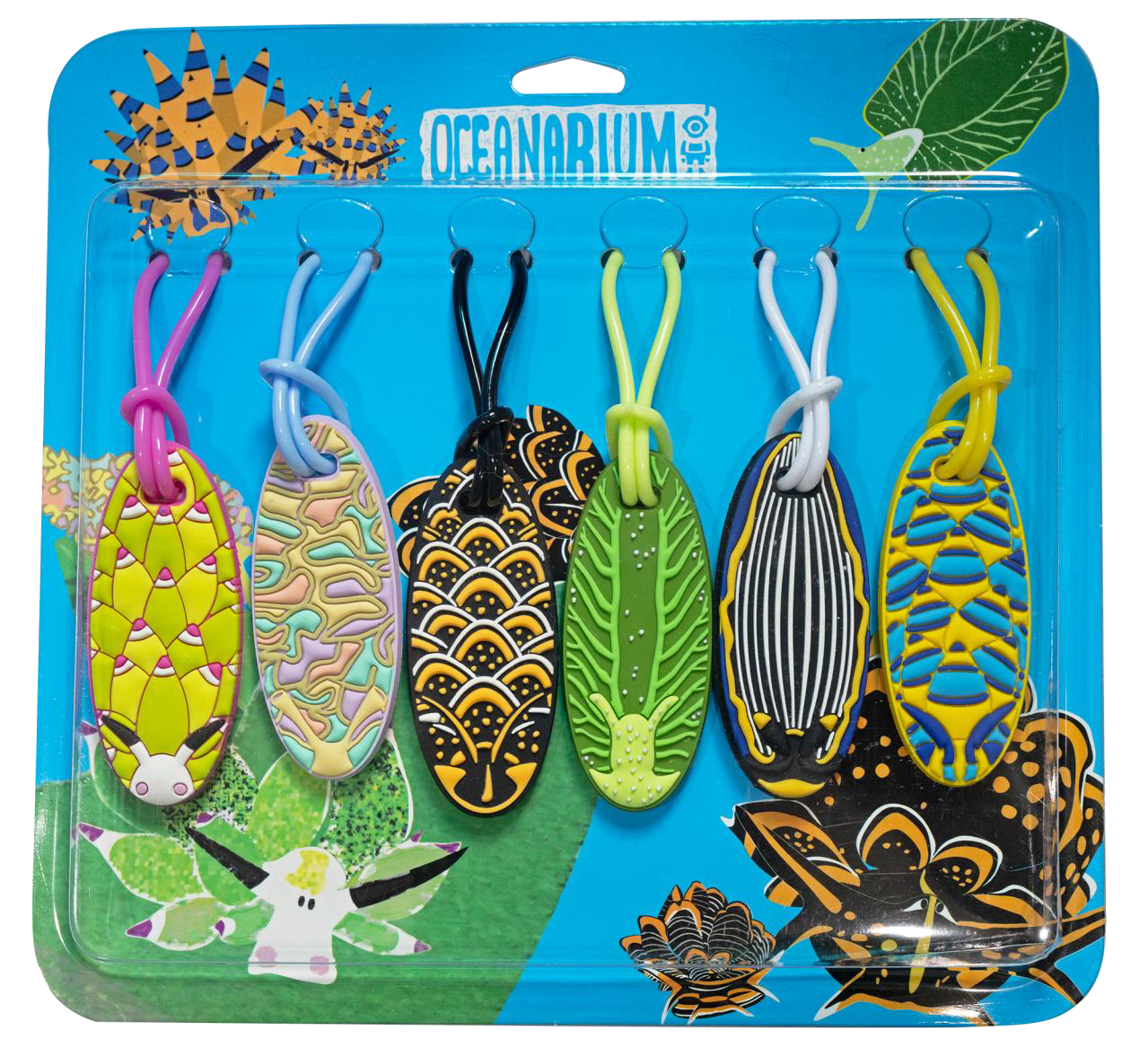Oceanarium Seaslug Equipment Tags II - Pack of 6 (GE02)