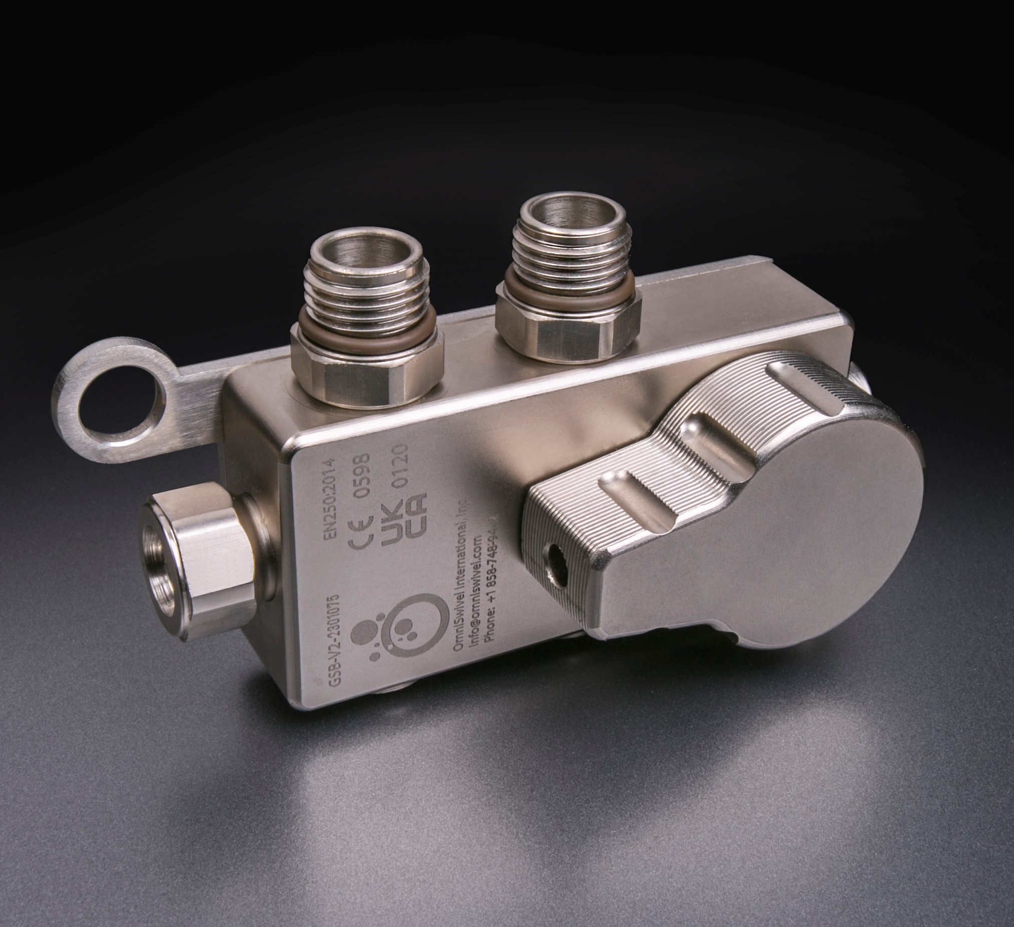 Omniswivel Gas Switching Block (GSB-V2) - CE/UKCA certified