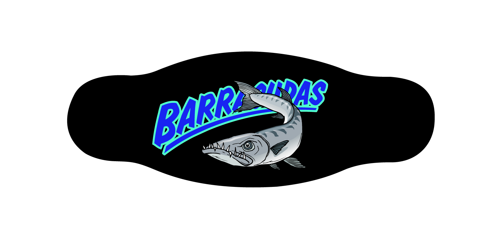 Neoprene Mask Strap - Barracuda - double layer (IN/BRC) Neoprene Mask Strap - Barracuda - double layer (IN/BRC)