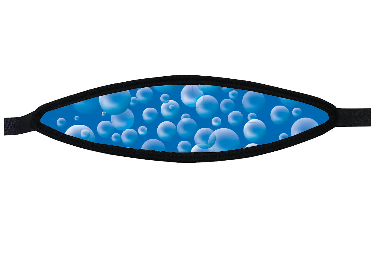 Neoprene Mask Strap - Bubbles - with velcro (IN/BUBL-V) Neoprene Mask Strap - Bubbles - with velcro (IN/BUBL-V)