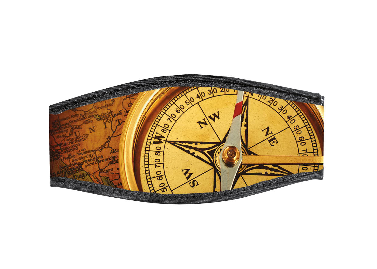 Neoprene Mask Strap - Compass - with double velcro (IN/BUSSO-DV) Neoprene Mask Strap - Compass - with double velcro (IN/BUSSO-DV)