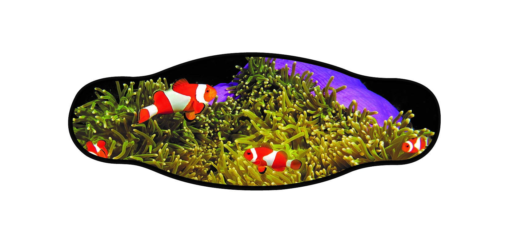 Neoprene Mask Strap - Clown - double layer (IN/CLW) Neoprene Mask Strap - Clown - double layer (IN/CLW)