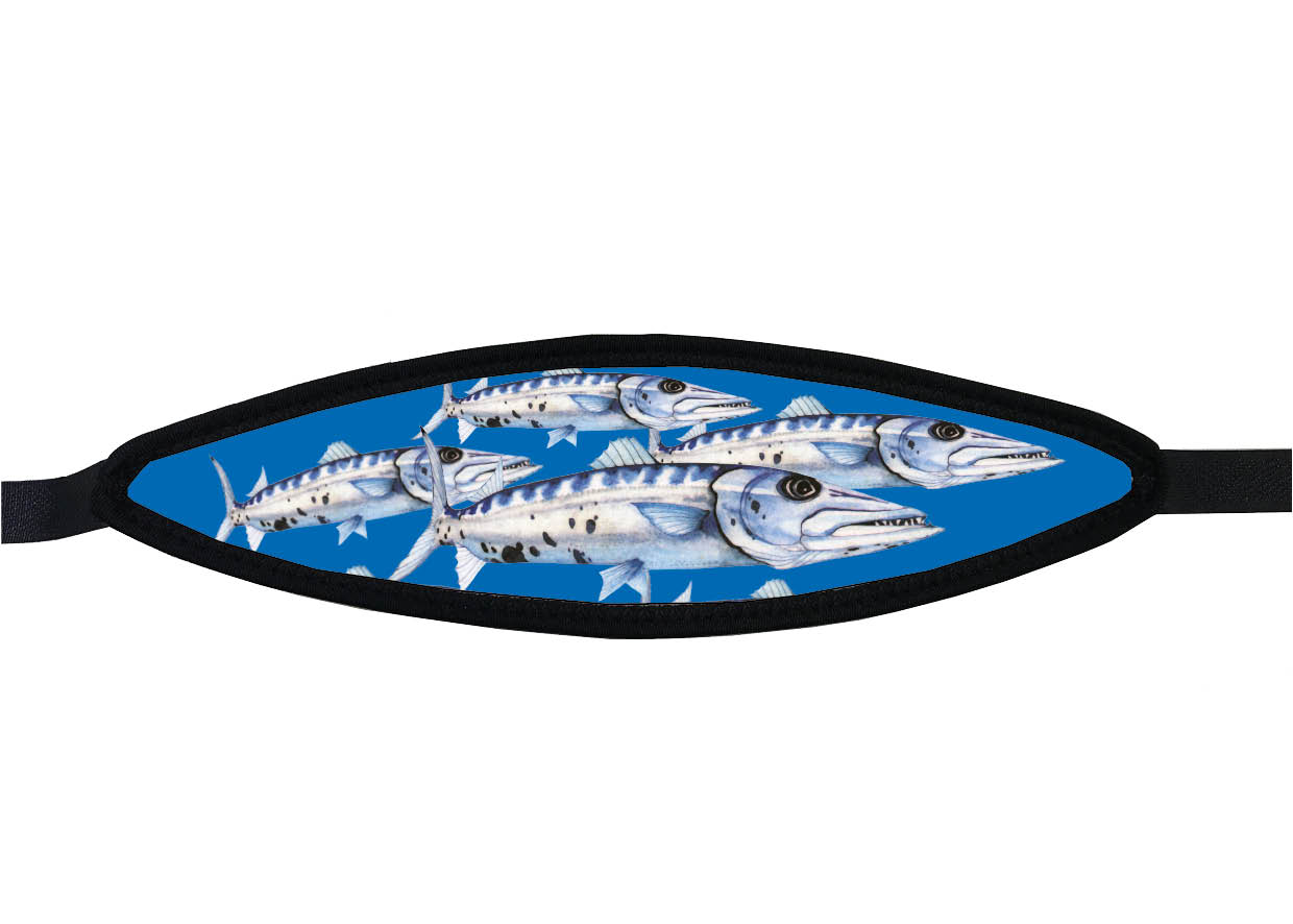 Neoprene Mask Strap - Barracuda - with velcro (IN/CUDA-V) Neoprene Mask Strap - Barracuda - with velcro (IN/CUDA-V)
