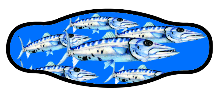 Neoprene Mask Strap - Barracuda - double layer (IN/CUDA) Neoprene Mask Strap - Barracuda - double layer (IN/CUDA)