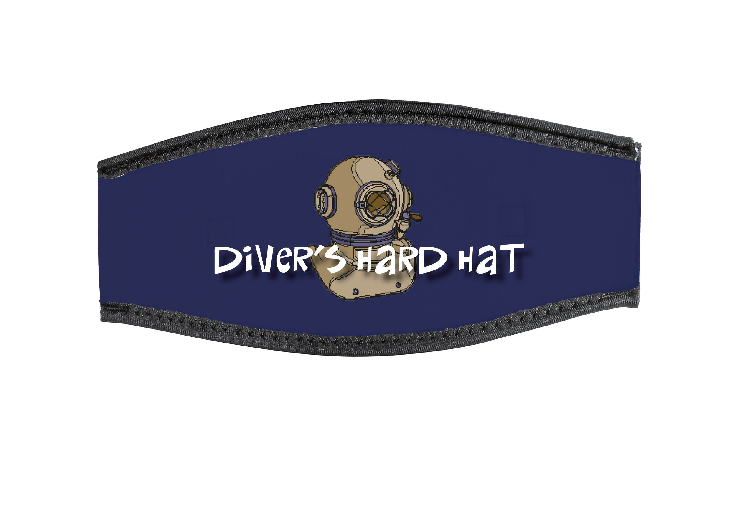 Neoprene Mask Strap - Divers Hard Hat - with double velcro (IN/DHH-DV) Neoprene Mask Strap - Divers Hard Hat - with double velcro (IN/DHH-DV)