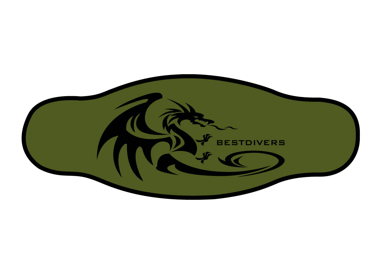 Neoprene Mask Strap - Dragon - double layer (IN/DRAGO) Neoprene Mask Strap - Dragon - double layer (IN/DRAGO)