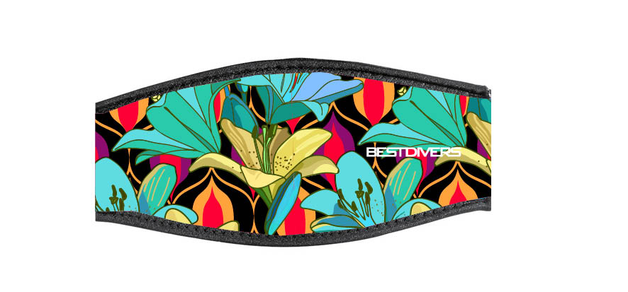 Neoprene Mask Strap - HAWAII - with double velcro (IN/HAWAII-DV) Neoprene Mask Strap - HAWAII - with double velcro (IN/HAWAII-DV)
