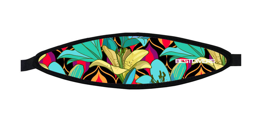 Neoprene Mask Strap - HAWAII - with velcro (IN/HAWAII-V) Neoprene Mask Strap - HAWAII - with velcro (IN/HAWAII-V)