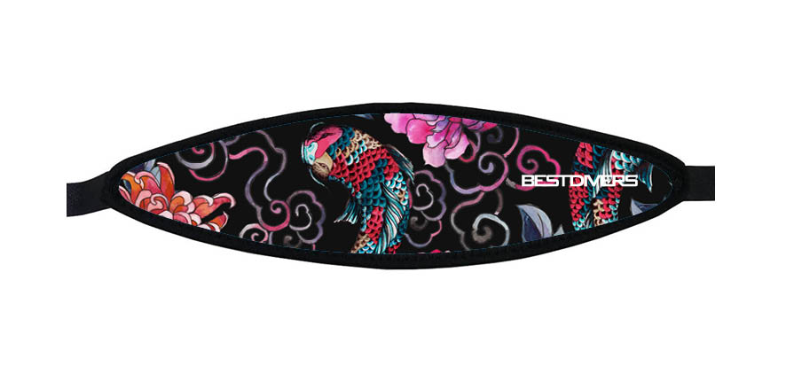 Neoprene Mask Strap - KOY - with velcro (IN/KOYPINK-V) Neoprene Mask Strap - KOY - with velcro (IN/KOYPINK-V)