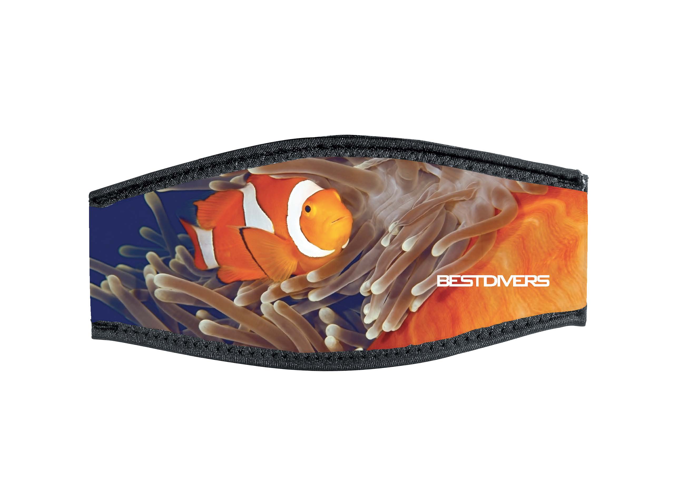 Neoprene Mask Strap - Anemone - with double velcro (IN/LAZY-DV) Neoprene Mask Strap - Anemone - with double velcro (IN/LAZY-DV)