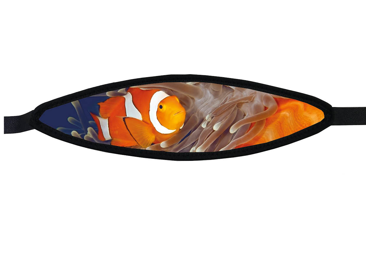 Neoprene Mask Strap - Anemone - with velcro (IN/LAZY-V) Neoprene Mask Strap - Anemone - with velcro (IN/LAZY-V)