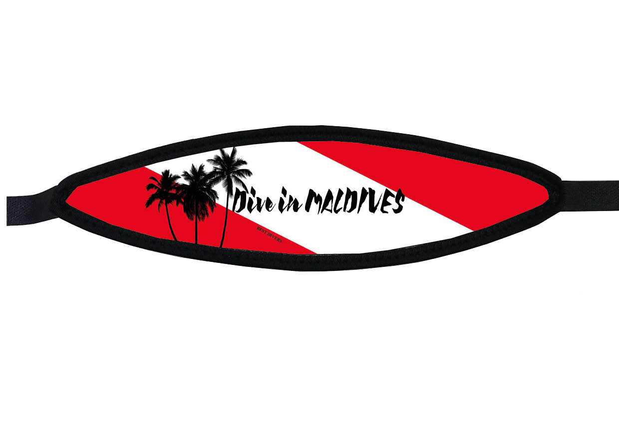 Neoprene Mask Strap - Maldives - with velcro (IN/MAL-V) Neoprene Mask Strap - Maldives - with velcro (IN/MAL-V)