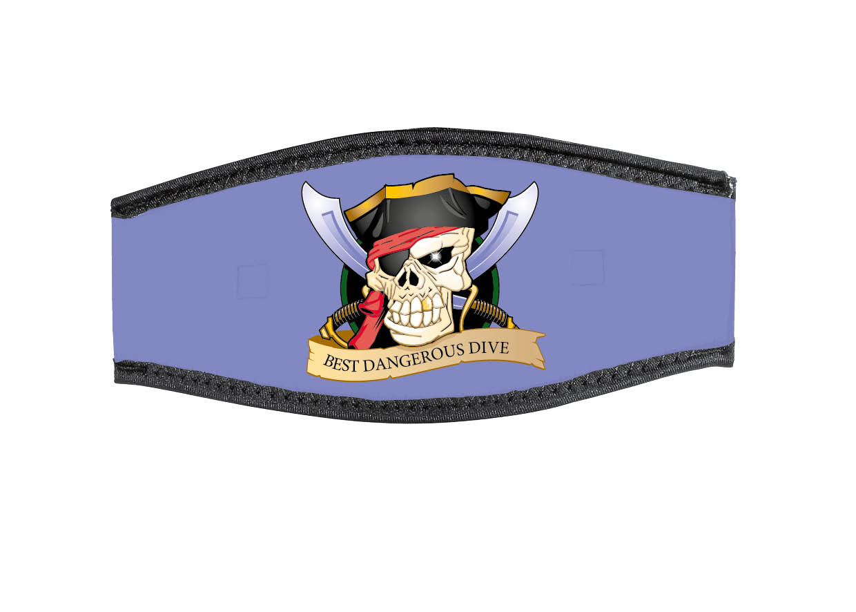 Neoprene Mask Strap - Pirate - with double velcro (IN/PIRA-DV) Neoprene Mask Strap - Pirate - with double velcro (IN/PIRA-DV)