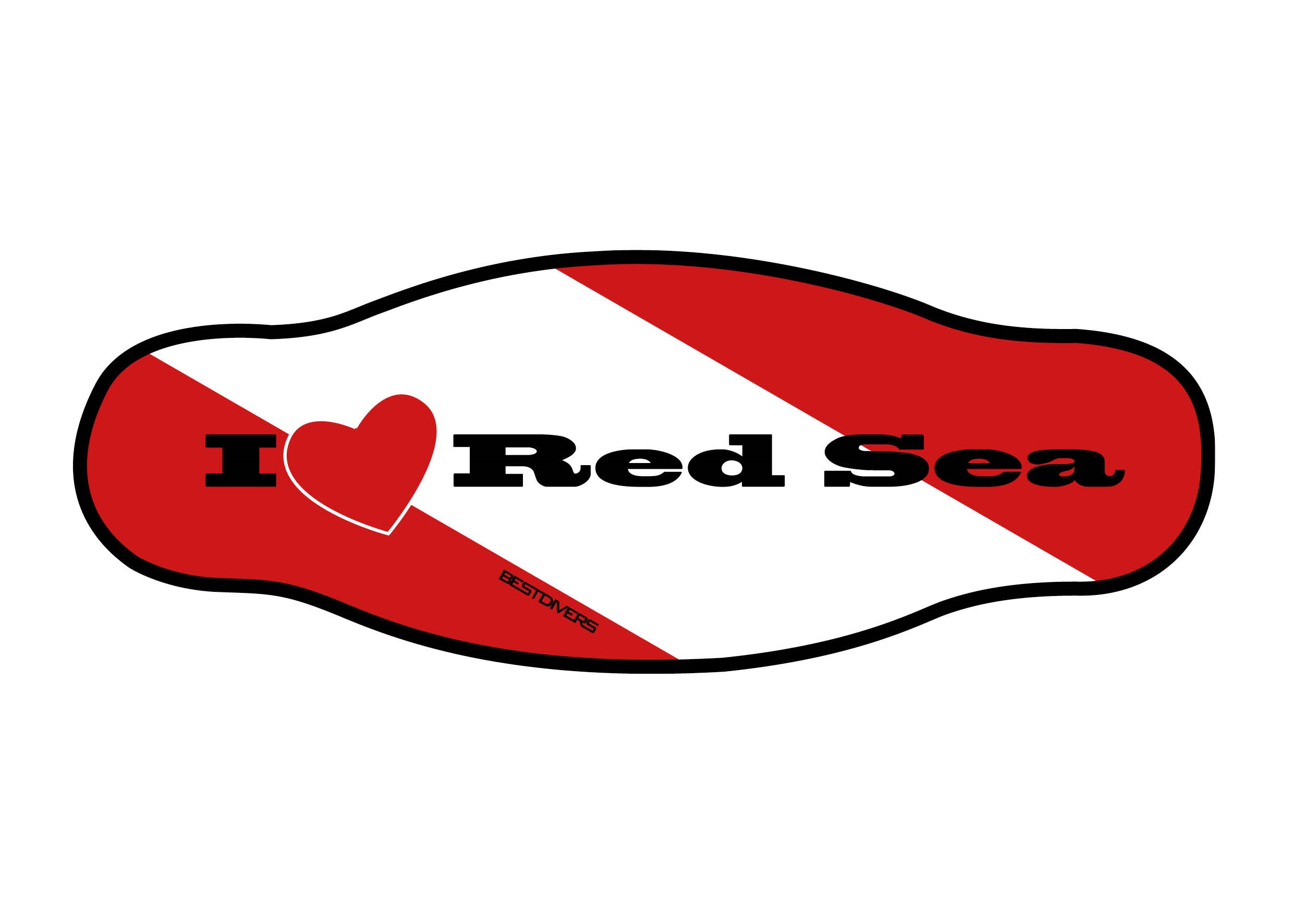 Neoprene Mask Strap - Red Sea - double layer (IN/RDS) Neoprene Mask Strap - Red Sea - double layer (IN/RDS)