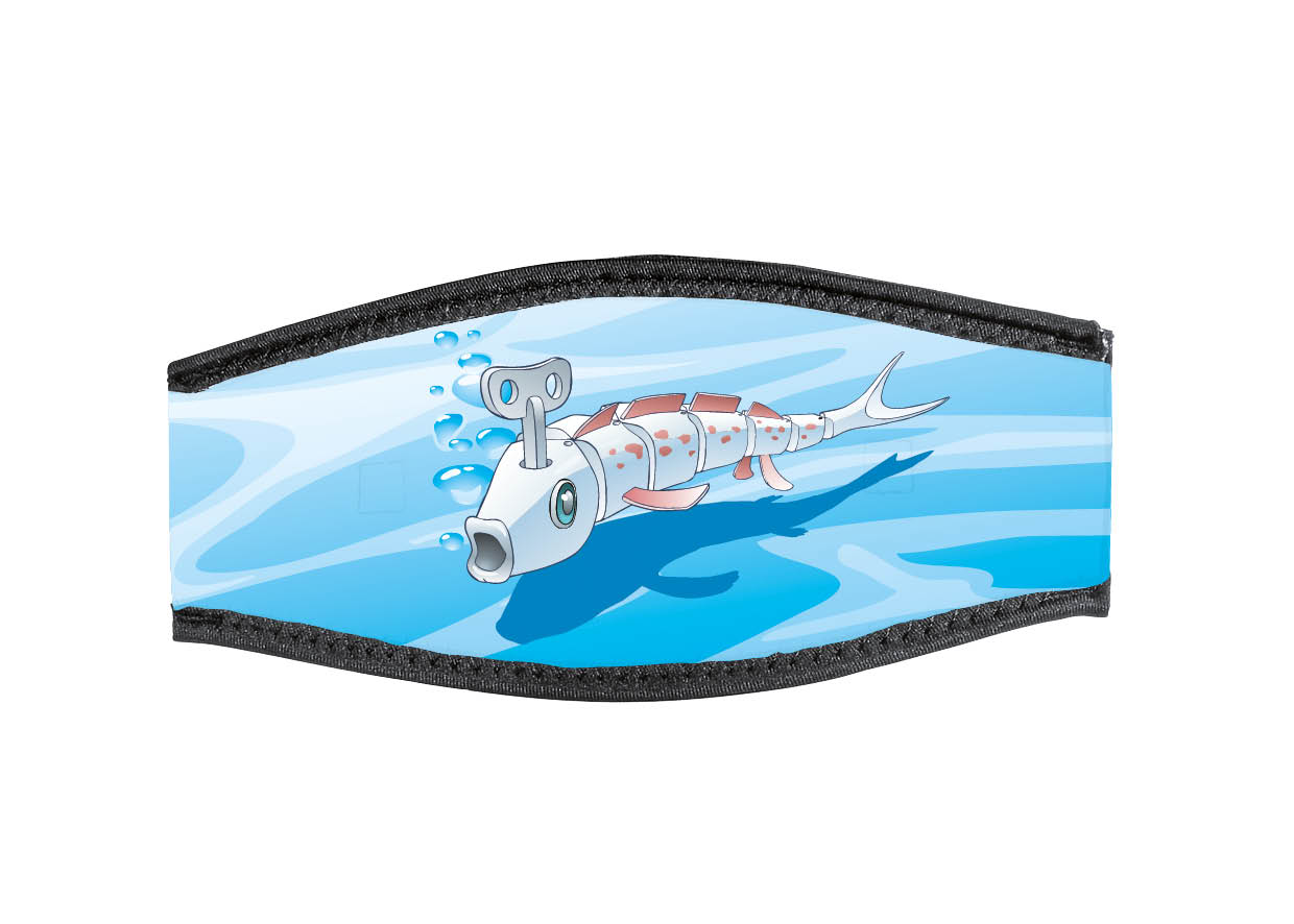 Neoprene Mask Strap - Toy Fish - with double velcro (IN/TOY-DV) Neoprene Mask Strap - Toy Fish - with double velcro (IN/TOY-DV)