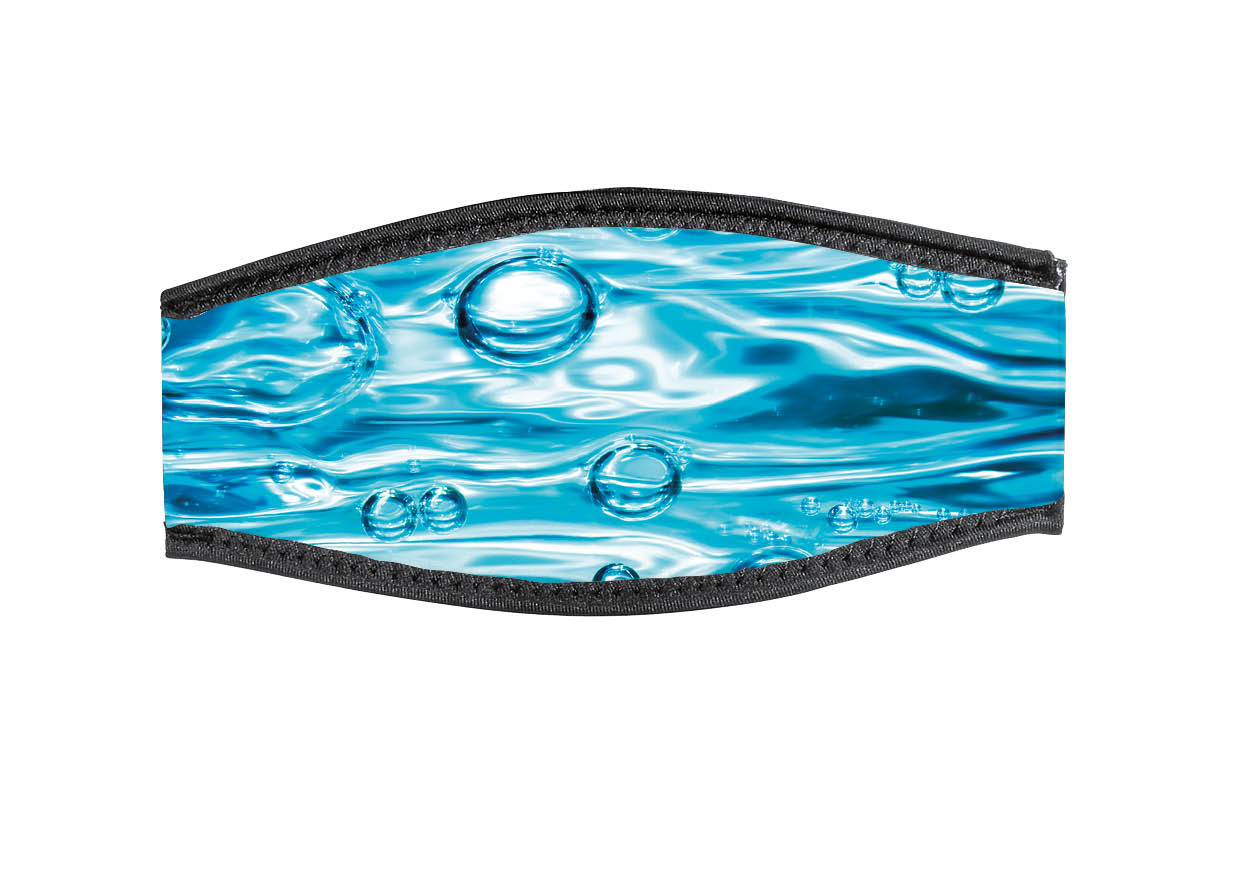 Neoprene Mask Strap - Water - with double velcro (IN/WATR-DV) Neoprene Mask Strap - Water - with double velcro (IN/WATR-DV)