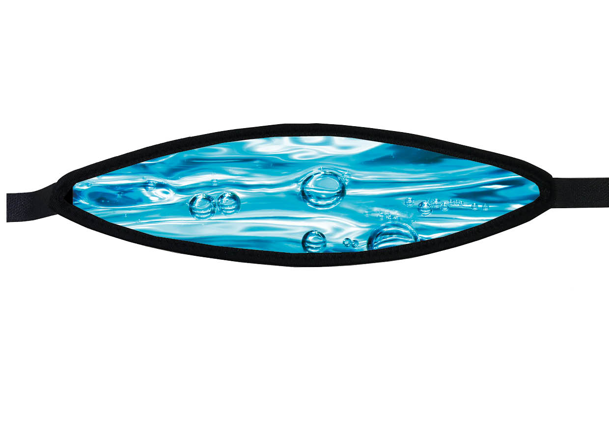 Neoprene Mask Strap - Water - with velcro (IN/WATR-V) Neoprene Mask Strap - Water - with velcro (IN/WATR-V)