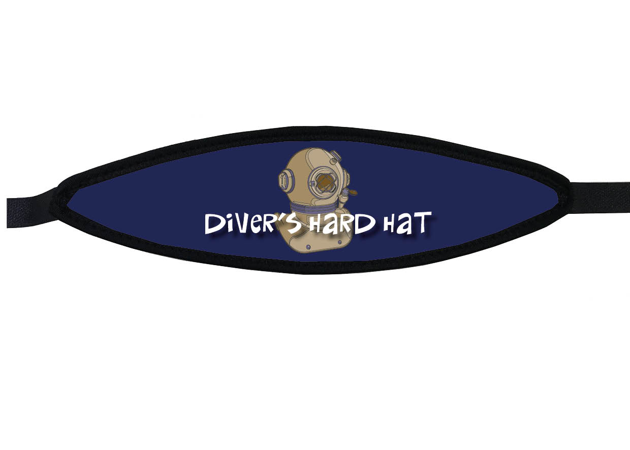 Neoprene Mask Strap - Divers Hard Hat - with velcro (IN/DHH-V) Neoprene Mask Strap - Divers Hard Hat - with velcro (IN/DHH-V)