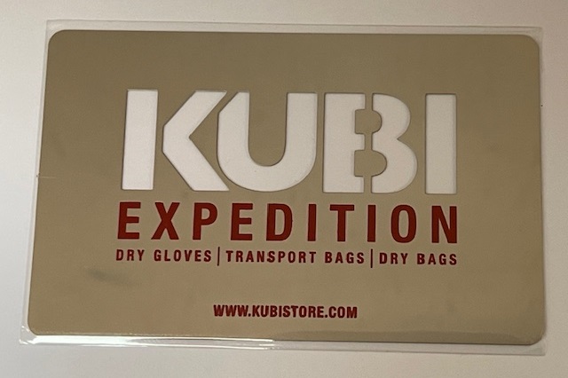 KUBI Stainless Steel Mirror Finished Card (Ideal to assist oring removal)