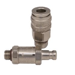 QD-CV-S - Two Piece Quick Disconnect to Regulator Hose Adaptor with Check Valve