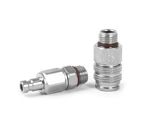 QDNL-CV-YM-S Two Piece Quick Disconnect to Regulator Hose Adaptor with Check Valve - Non Locking QDNL-CV-YM-S Two Piece Quick Disconnect to Regulator Hose Adaptor with Check Valve - Non Locking