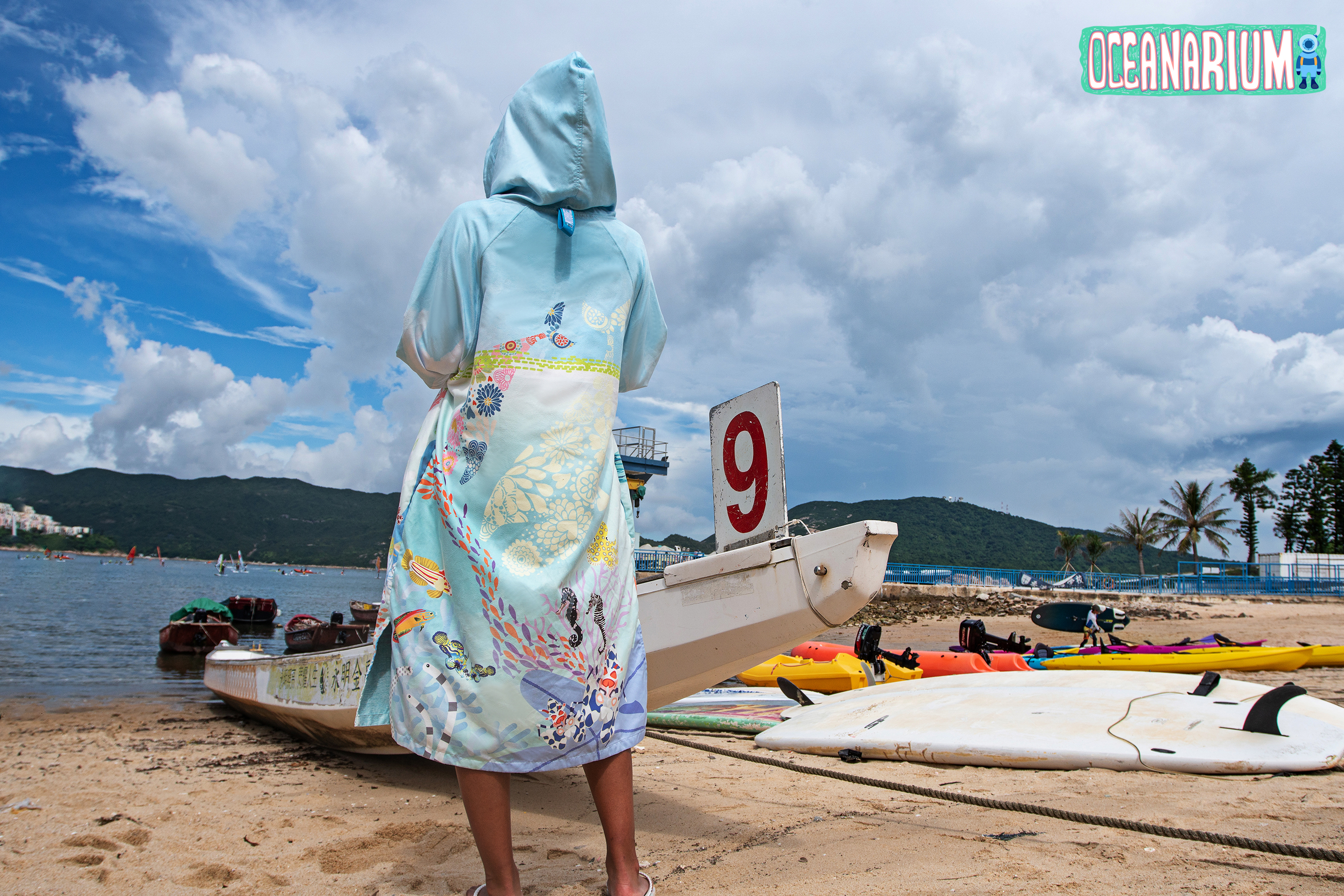 Oceanarium Napolean Wrasse Cloak Towel (T23)