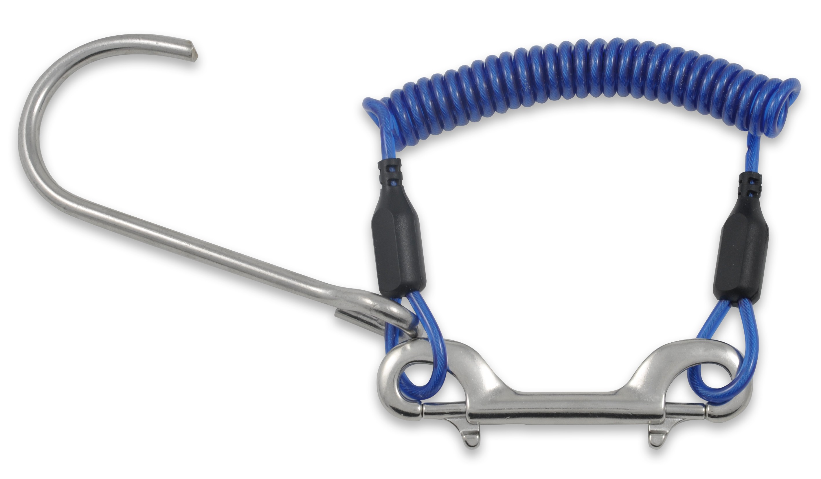 Single Reef Hook with Carabiner & SS Spiral (TK0126B)